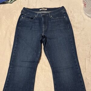 Levi's Dark Blue Boot-Cut Jeans